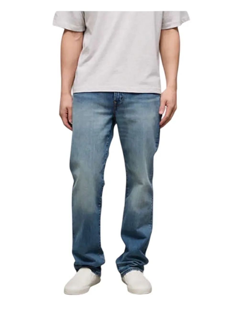 American Eagle Outfitters Men's Faded Blue loose jeans size 30x30